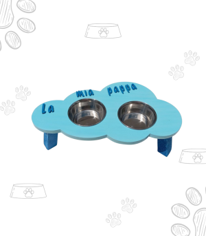 Portaciotole rialzato per cani