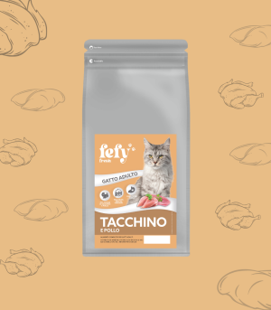 Crocchette grain free Fefyfresh per gatti sterilizzati al tacchino e pollo 1,5kg