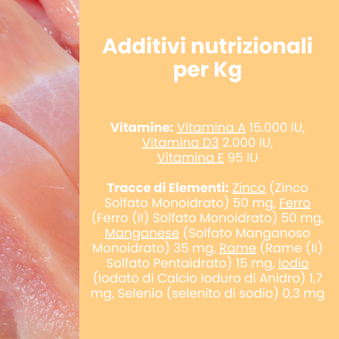 Crocchette per cuccioli al pollo con tacchino, salmone, patate dolci e carote